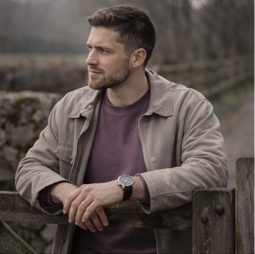 Manor Crew Neck – Dusky Thistle