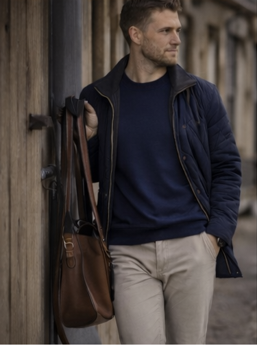 Manor Crew Neck – Midnight Bay