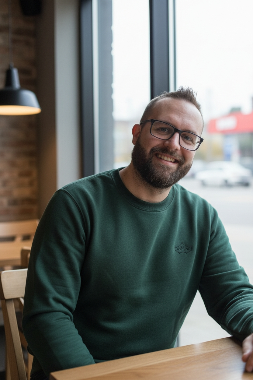 Manor Crew Neck – Woodland Moss