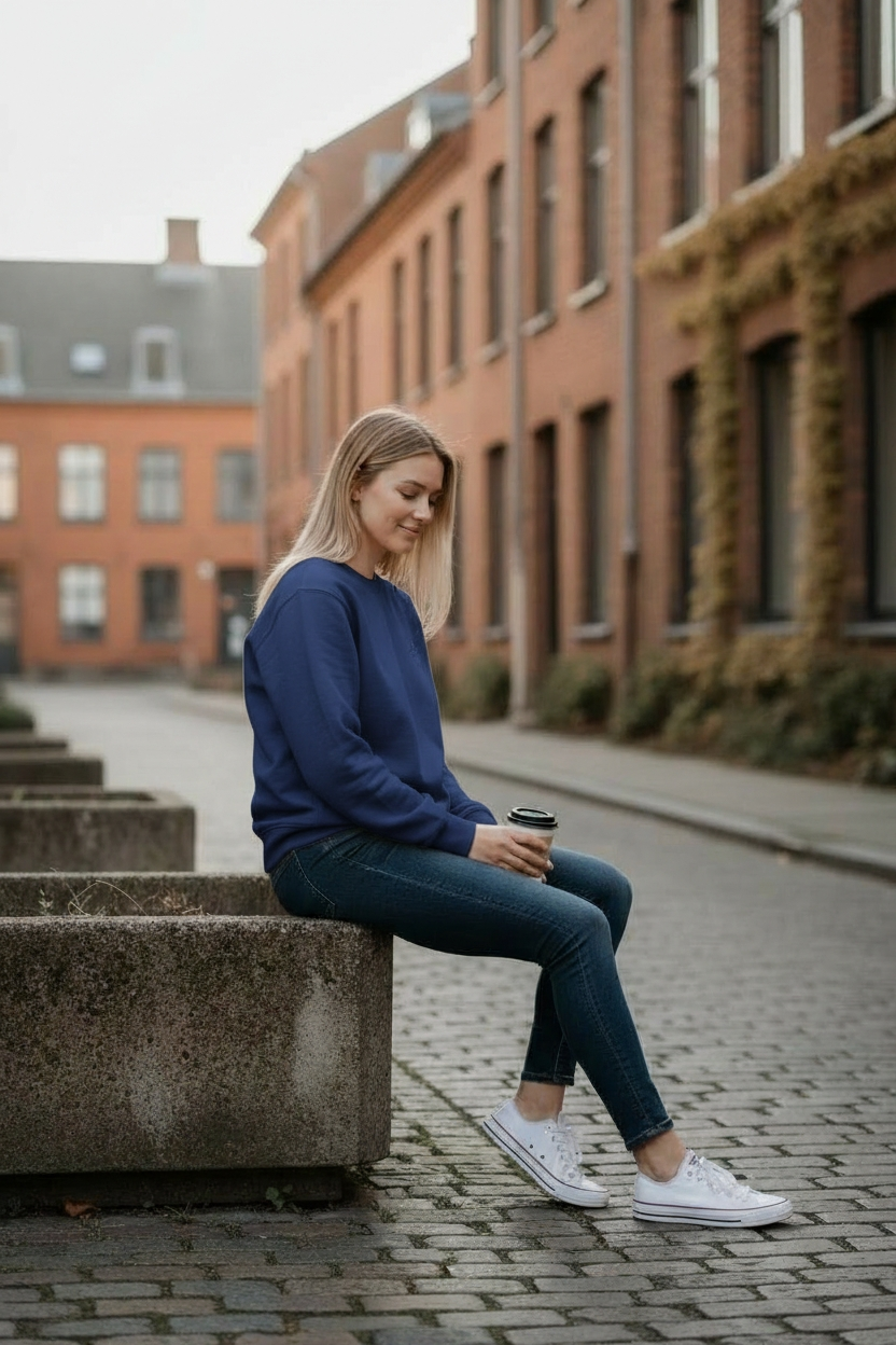 Manor Crew Neck – Midnight Bay