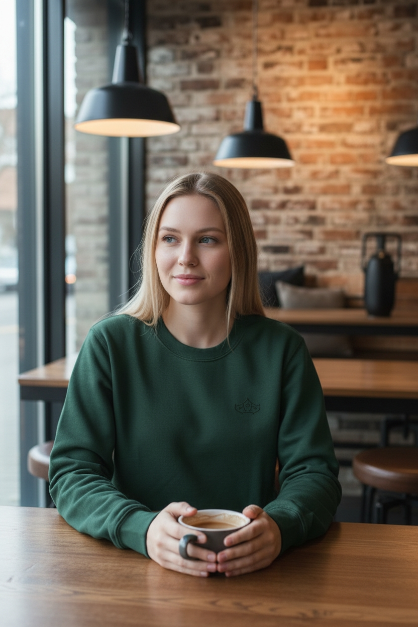 Manor Crew Neck – Woodland Moss