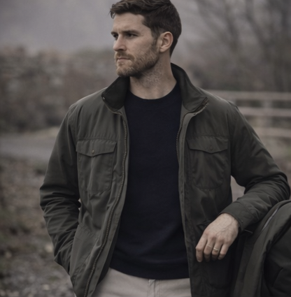 Manor Crew Neck – Midnight Bay