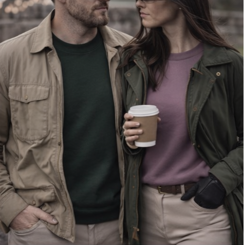 Manor Crew Neck – Dusky Thistle