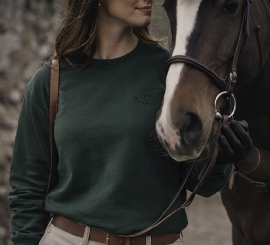 Manor Crew Neck – Woodland Moss