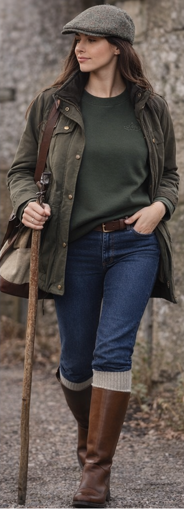 Manor Crew Neck – Woodland Moss