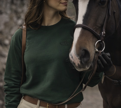 Manor Crew Neck – Woodland Moss