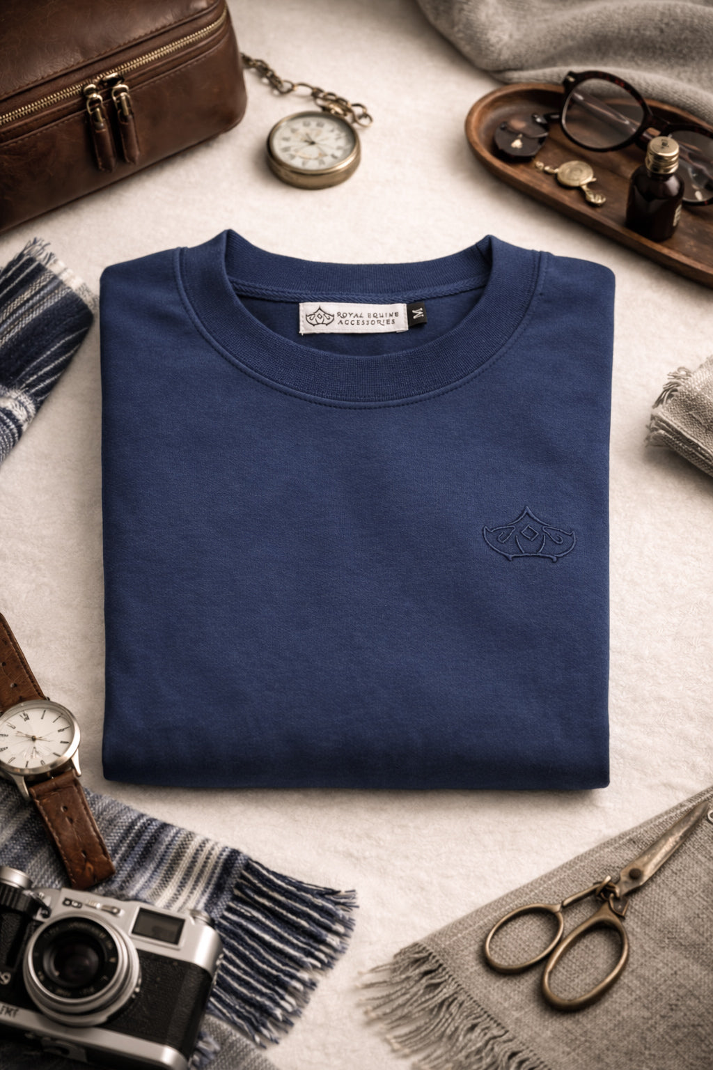 Manor Crew Neck – Midnight Bay